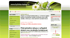 Desktop Screenshot of bylinka-katka.cz