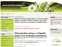 Tablet Screenshot of bylinka-katka.cz